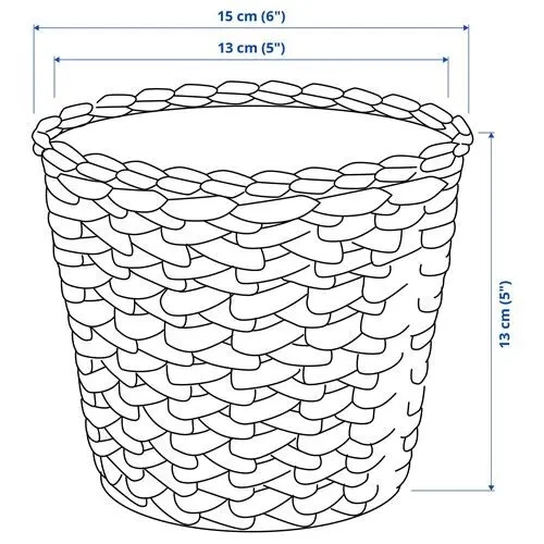 SUMUHOME FRIDFULL RATTAN SAKSI HASIR SU SÜMBÜLÜ 12 CM - 6
