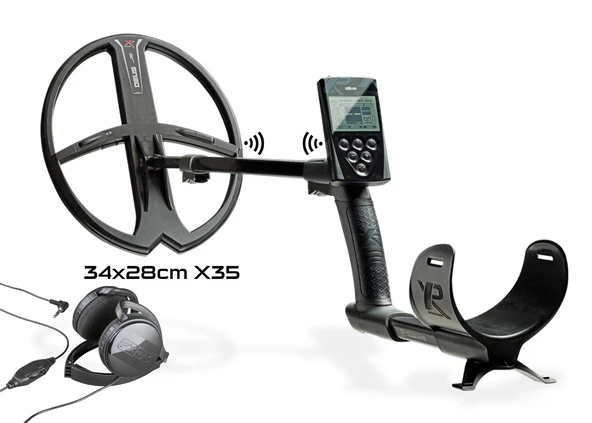 XP DEUS Metal Dedektör - Ana Kontrol Ünitesi FX03 Kulaklık 34x28cm X35 Başlık ile