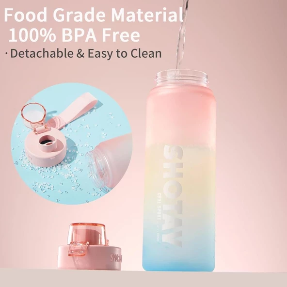 Shotay Su Matarası Policarbon Mavi 950Ml - 3