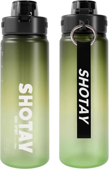Shotay Su Matarası Policarbon Yeşil 950Ml - Resim 7