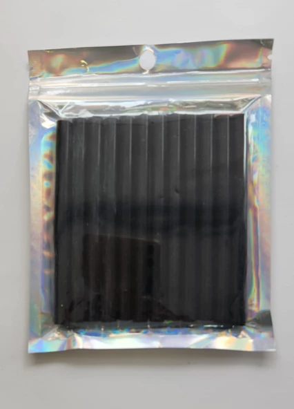 Nano Absolute G-006 Silikon Keratin Kısa Kaynak Siyah Çubuk 12'li - 10cm ürün görseli