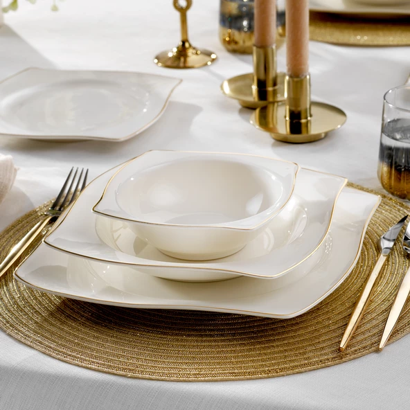 Schafer Bety Yemek Takımı 48 Parça-Gold - 2
