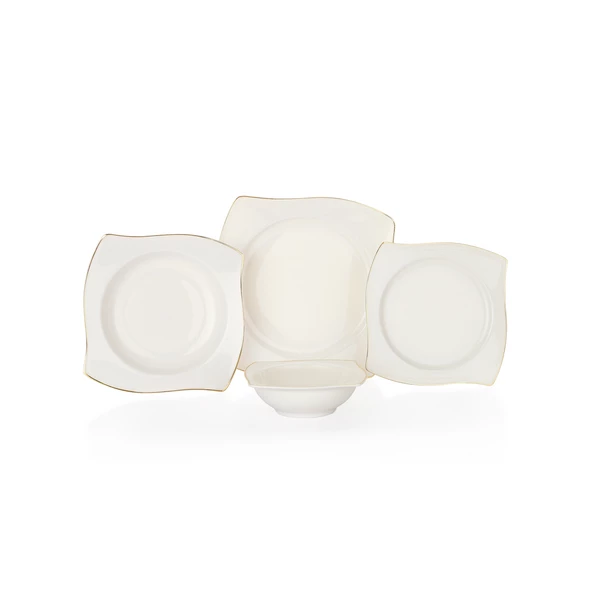 Schafer Bety Yemek Takımı 48 Parça-Gold - 4