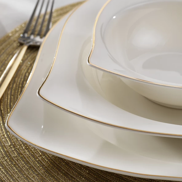 Schafer Bety Yemek Takımı 48 Parça-Gold - 3