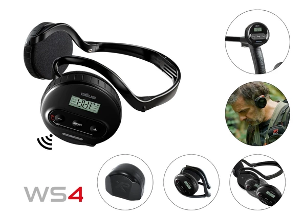 XP WS4 MASTER Metal Dedektör - WS4 Kulaklık FX03 Kulaklık 22cm HF Başlık ile - 4