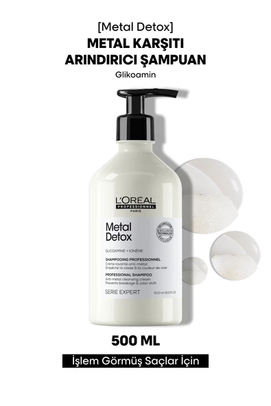 Loreal Professionnel Işlem Görmüş Ve Yıpranmış Saçlar Için Metal Karşıtı Arındırıcı Şampuan 500ml ürün görseli
