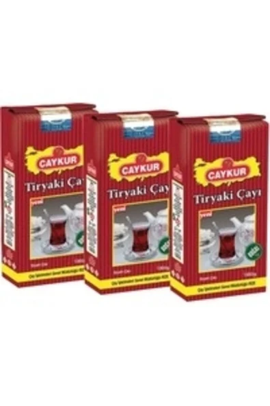 Çaykur Tiryaki 1 kg 3'lü Çay