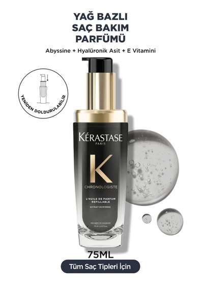 Kerastase Chronologiste L'huile De Parfum Canlandırıcı Saç Bakım Yağı 75 ml