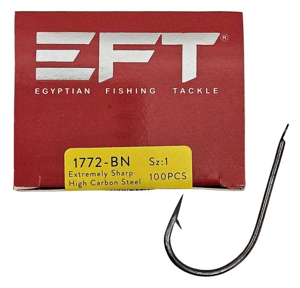 EFT 1772 Kısa Pala Black Nikel  İğne 100 Adet  4