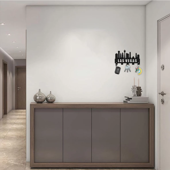 LAS VEGAS METAL ANAHTARLIK SİYAH - 3