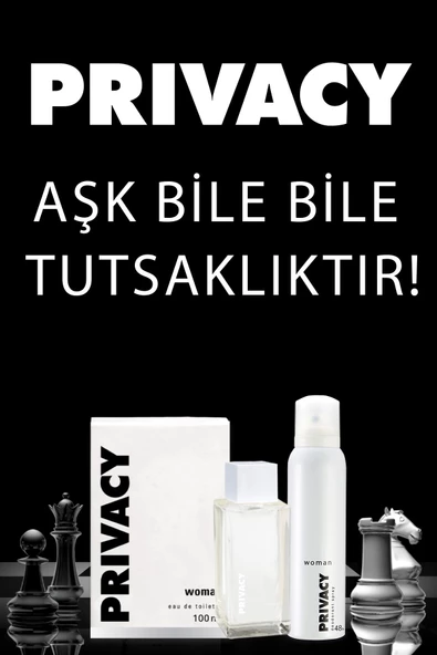 Privacy Woman Addiction EDT 100 ml + Deo Sprey 150 ml Kadın Parfüm Seti - 5