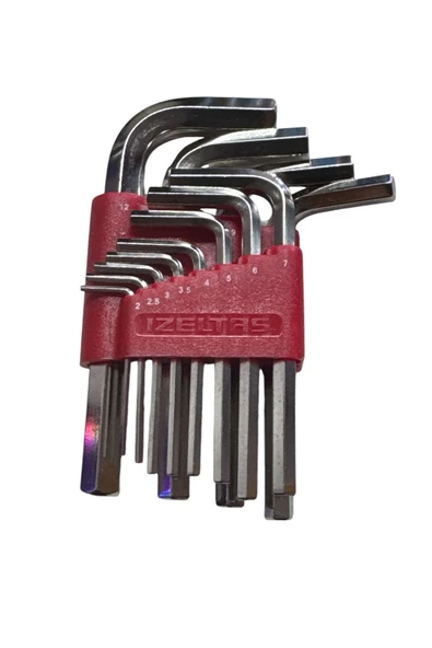 İzeltaş Allen Anahtar Takımı 12li Altı Köşe - Resim 2