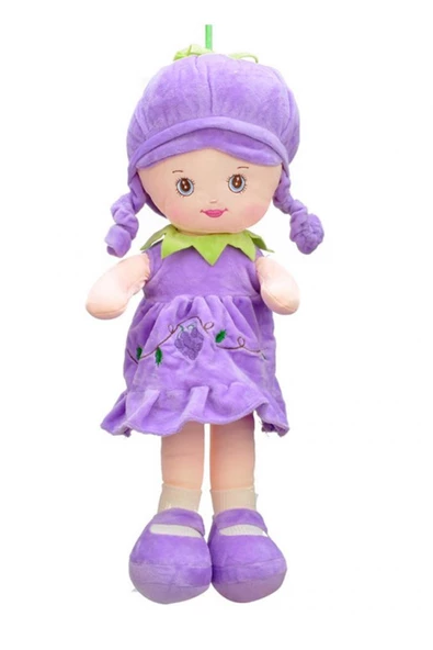 Kalpleri Fethedecek Sevimlilik: Lila Peluş Bebek 37 cm. - 5