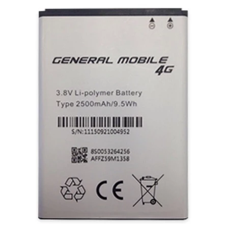 GENERAL MOBİLE DİSCOVERY 4G PİL - BATARYA - 2