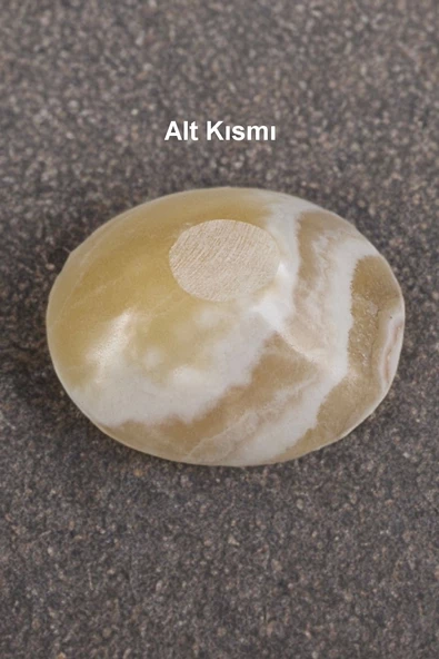 Doğal Sarı Oniks Taşından Kase 32-ONK - 4