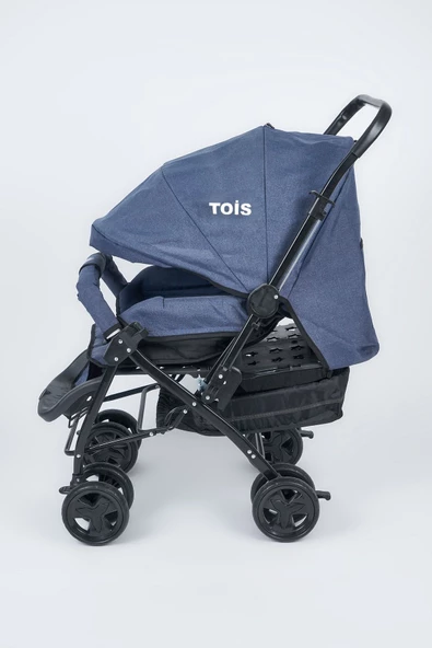 TOİS Ocean Pro Tam Yatar Çift Yönlü Bebek Arabası - 3