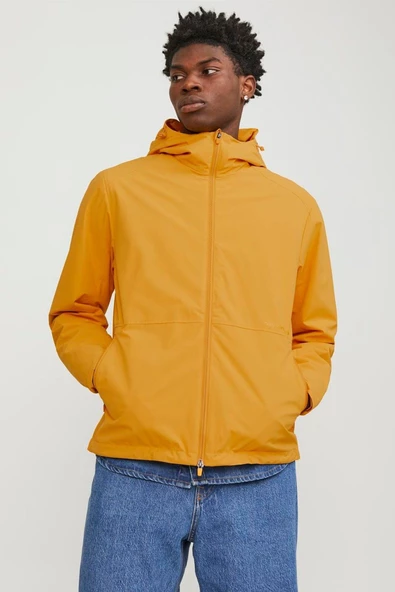 Jack Jones Erkek Altın Sarısı Rüzgar Geçirmez Shacket - Hafif ve Nefes Alabilir Tasarım 12252920