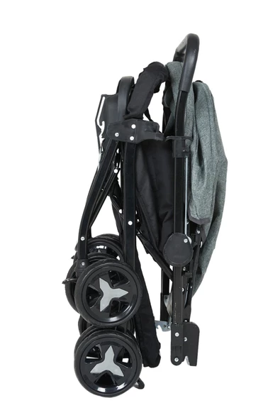 TOİS Gri Çift Yönlü Bebek Arabası - Resim 5