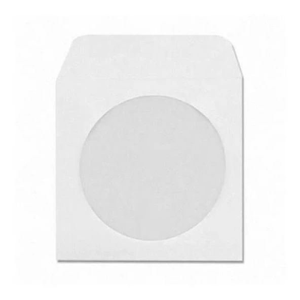 Gen-Of Pencereli CD Zarfı Beyaz 80 gr 100 lü Tutkallı - Resim 3