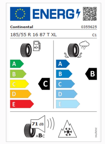 Continental 185/55R16 87T XL Wintercontact TS 870 Oto Kış Lastiği (Üretim Yılı:2022) - Resim 4