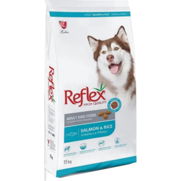 Reflex Somonlu Pirinçli Balıklı Adult Yetişkin Köpek Maması 15 kg SKT 08 2025