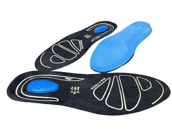 Air Comfort Topuk Dikeni Jel Takviyeli Memory Ortopedik SÜET Kumaş Taban 1 Çift - 3