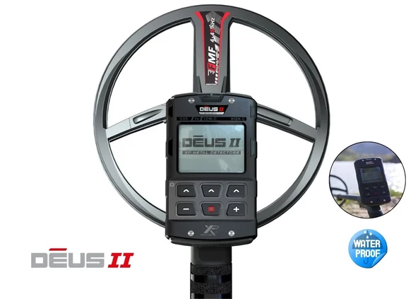 XP DEUS 2 Metal Dedektör - Ana Kontrol Ünitesi WSA2XL Kablosuz Kulaklık 28cm FMF Başlık ile - Resim 2
