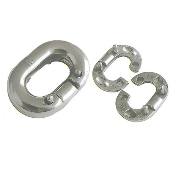 ZİNCİR EK BAKLASI KROM 10 MM TEKNE YAT ürün görseli 1