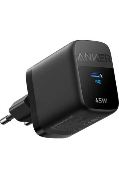 Anker 313 Samsung Pps Destekli 45w Usb-c Şarj Cihazı - A2643 - Siyah