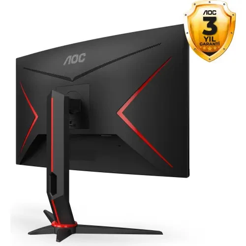 AOC 27" CQ27G2SE/BK 1 ms 165 Hz 2K QHD VA Curved Oyuncu Monitörü(Ölü Pixel) - 4