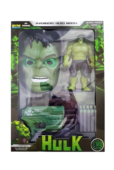 Prestij Oyuncak Figürlü Maskeli Tabancalı Hulk Seti FAB.0250