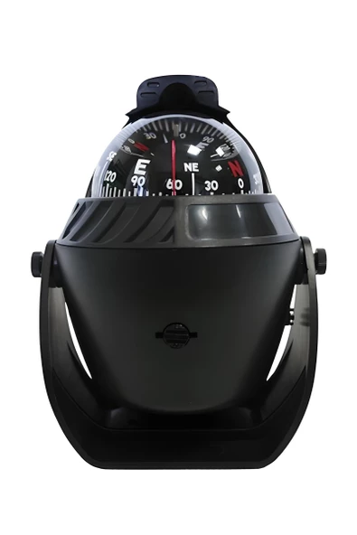 SEALUX PUSULA IŞIKLI SİYAH BOY:14 CM TEKNE YAT ürün görseli 1