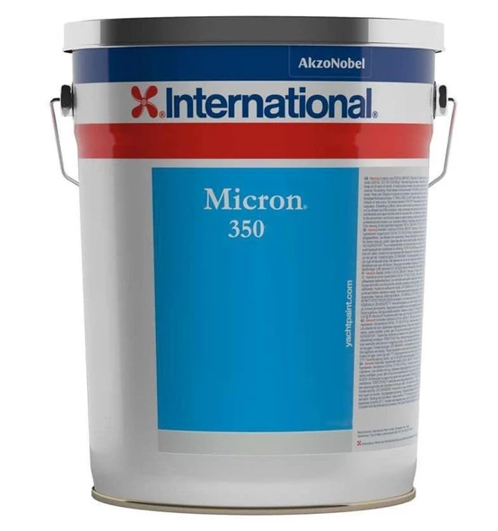 INTERNATIONAL MICRON 350 20LT SİYAH ZEHİRLİ BOYA TEKNE YAT ANTIFOULING ürün görseli 1