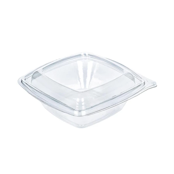 Kare Salata Kase, Şeffaf/Siyah/Limon Yeşili - TP373.M08 - 1.000 ml