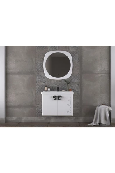 Star Banyo Dolabı 80 Cm Antik Beyaz