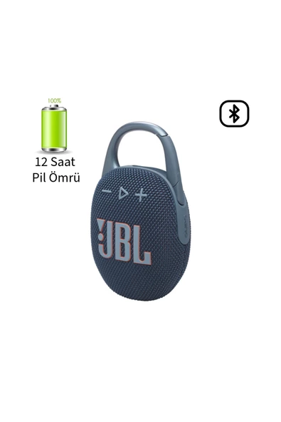 JBL Taşınabilir Bluetooth Hoparlör Mavi 12 Saat Müzik Çalma Suya Dayanıklı