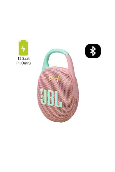 JBL Taşınabilir Bluetooth Hoparlör Mavi 12 Saat Müzik Çalma Suya Dayanıklı