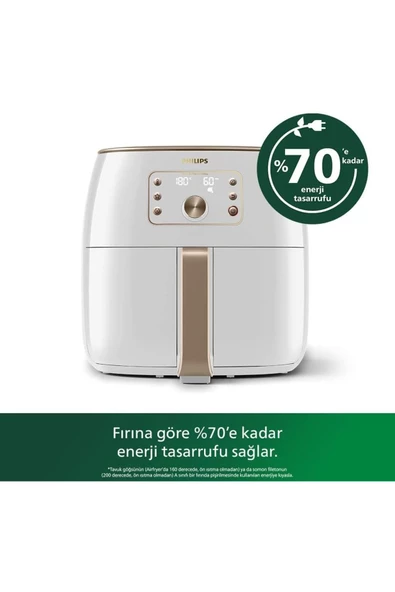 Philips Ultra Lüks Airfryer XXL Premium 7.3 lt Yağsız Fritöz