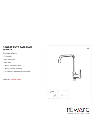 Newart Krom Eviye Bataryası,150881N - 2