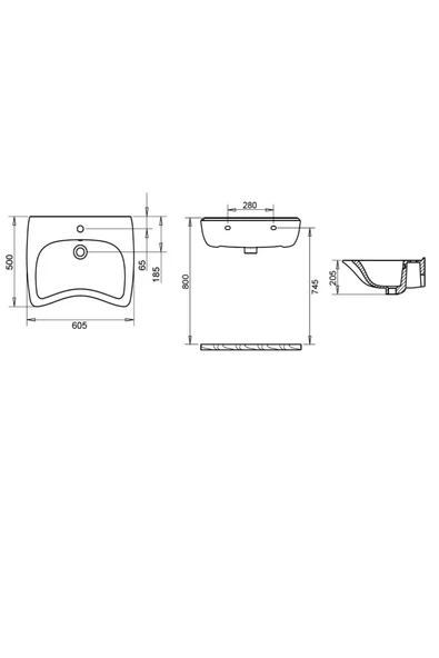 Bedensel Engelli Lavabo - Resim 2