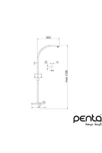 Duş Sistemi Kare 6968 - 2