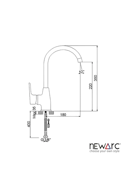 Loft Beyaz Eviye Bataryası 921531W - 3