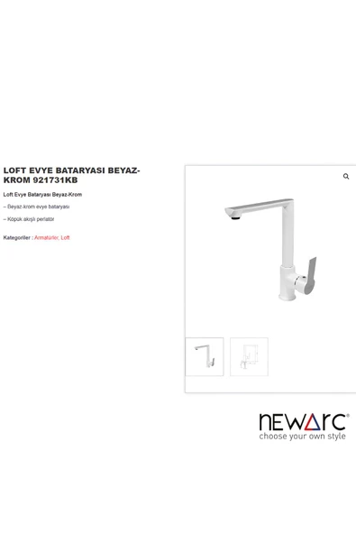 Loft Beyaz Eviye Bataryası 921731KB - 2