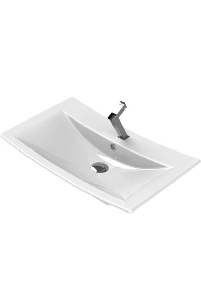 Cerastyle Bella Tezgah Üstü Lavabo 70*45 Cm - 2