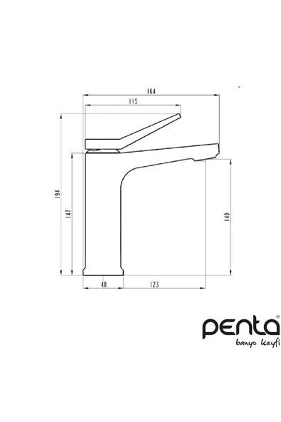 Fly Lavabo Bataryası 4801 - 2