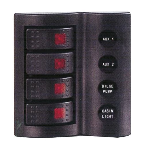 BFY 4'LÜ  SWITCH PANEL B.S TEKNE, YAT VE KARAVAN ürün görseli 1