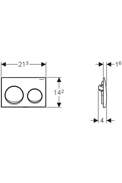 Geberit Alpha Gömme Rezervuar Seti - 5