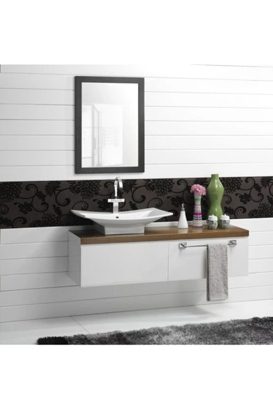 Cerastyle Bella Tezgah Üstü Lavabo 70*45 Cm