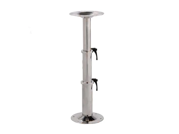 AGR 3 KATLI KROM MASA AYAĞI 30-71CM TEKNE VE KARAVAN İÇİN PASLANMAZ 304 - 1