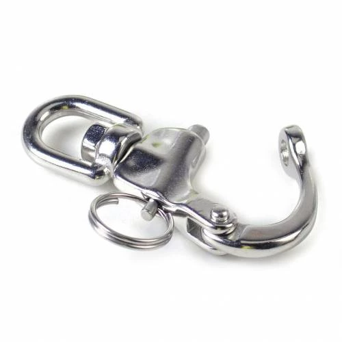 SEALUX SNAP SHACKLE FIRDÖNDÜ KİLİTLİ KROM MANDAR KİLİDİ 16mm TEKNE YAT - Resim 2